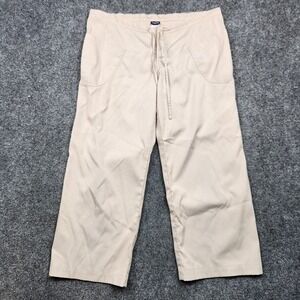 Patagonia Braata Flair Pants Womens Medium Beige Drawstring Lightweight Stretch